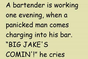 A Bartender Is Working One Evening