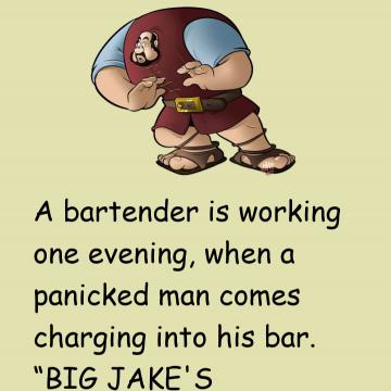 A Bartender Is Working One Evening