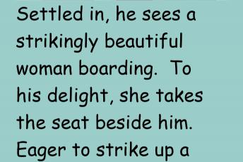 A Man Meets A Woman On A Plane