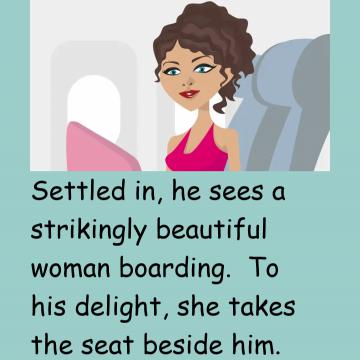 A Man Meets A Woman On A Plane