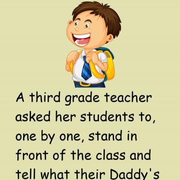 A Third Grade Teacher Asked