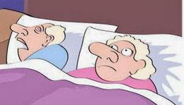 An Older Couple Was Lying In Bed One Night