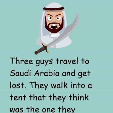 Three Guys Travel To Saudi Arabia